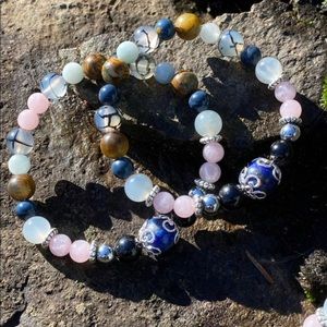 Spiritual protection, purified energy, and transformation Crystal Bracelet